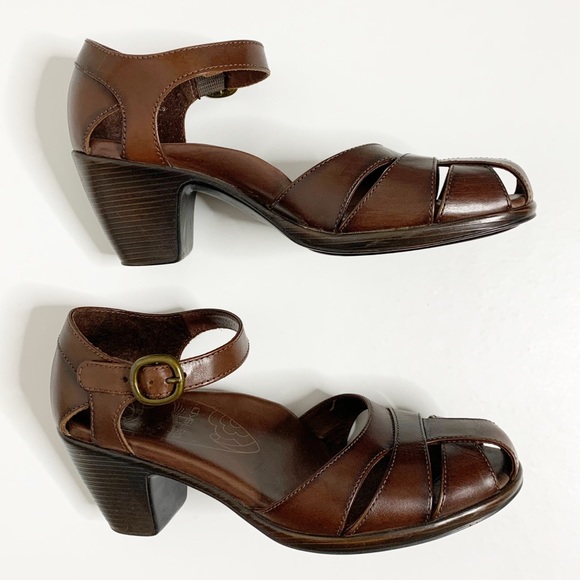 dansko heeled sandals